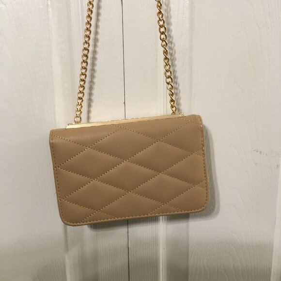Bebe Gio Flap Tan Crossbody NWOT - Picture 4 of 12